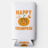 Happy Trumpkin maken Halloween weer geweldig Seltzer Blikjeskoeler (Achterkant)