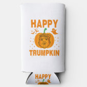 Happy Trumpkin maken Halloween weer geweldig Seltzer Blikjeskoeler (Voorkant)