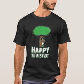 Happy Tu Bishvat Tree Ecological Jewish Holiday T-shirt (Voorkant)