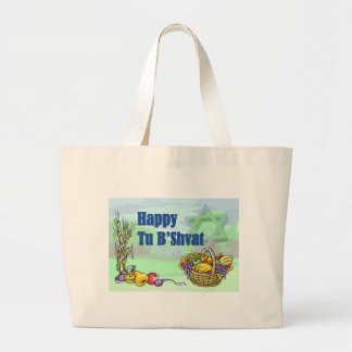 Happy Tu B'Shvat Grote Tote Bag