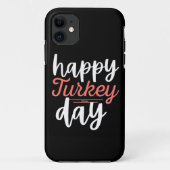 HAPPY TURKEY DAG grappige Thanksgiving kalkoen Case-Mate iPhone Case (Achterkant)