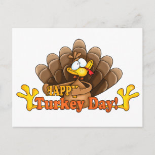 Happy Turkey Day Briefkaart