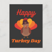 Happy Turkey Day Briefkaart (Voorkant)