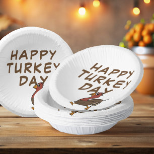 Happy Turkey Day Grappige Thanksgiving papieren ko Kommen