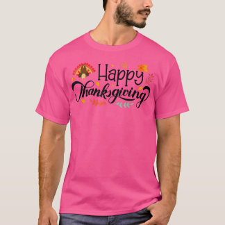 Happy Turkey Day Herfst herfst laat Thanksgiving C T-shirt