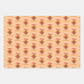 Happy Turkey Day Inpakpapier Vel (Voorkant 3)