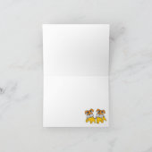 Happy Turkey Day Kaart Westie Puppy (Binnen)