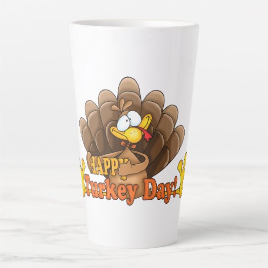 Happy Turkey Day Latte Mok (Voorkant)
