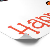 Happy Turkey Day Poster (Hoek)