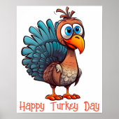 Happy Turkey Day Poster (Voorkant)