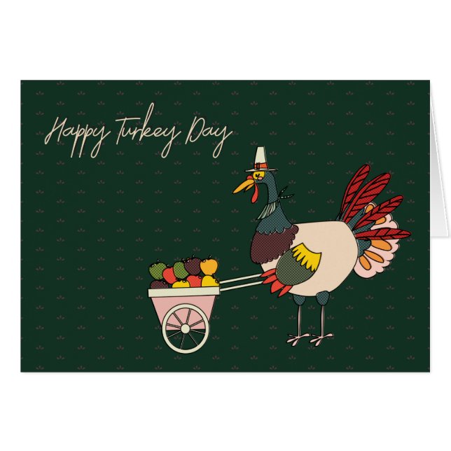 Happy Turkey Day Sobriety Jubileum (Voorkant Horizontaal)