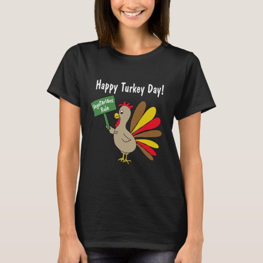 Happy Turkey Day T-shirt (Voorkant)