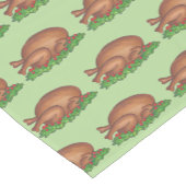 Happy Turkey Day Thanksgiving Dinner Cranberries Korte Tafelloper (Hoek)