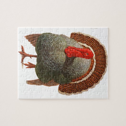 Happy Turkey Day  Turkije Legpuzzel (Horizontaal)