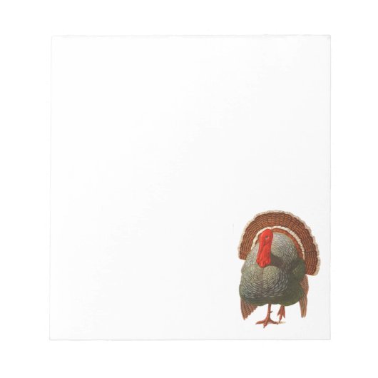 Happy Turkey Day  Turkije Notitieblok (Voorkant)