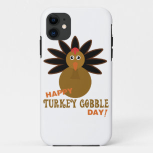 Happy Turkey Gobble Day Thanksgiving iPhone 11 Hoesje
