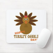 Happy Turkey Gobble Day Thanksgiving Muismat (Met muis)