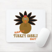 Happy Turkey Gobble Day Thanksgiving Muismat (Met muis)