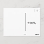 Happy Turkey Leg Drumstick-eiwit Briefkaart (Achterkant)