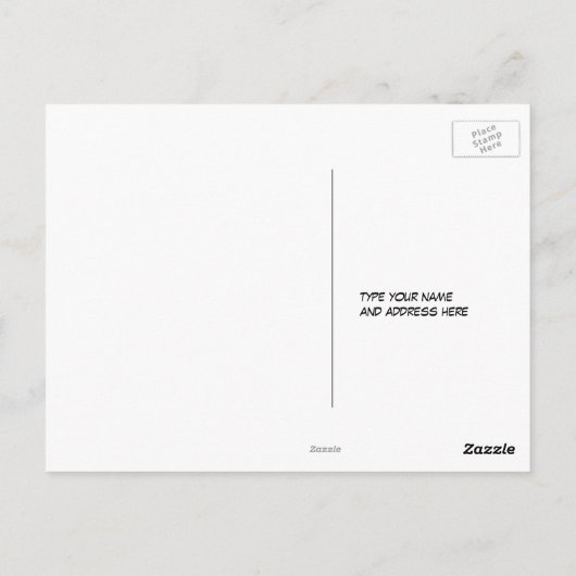 Happy Turkey Leg Drumstick-eiwit Briefkaart (Achterkant)