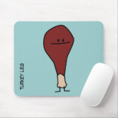Happy Turkey Leg Drumstick-eiwit Muismat (Met muis)
