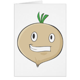 Happy Turnip Vegetable Smiling