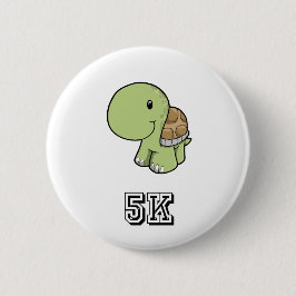 Happy Turtle 5K Ronde Button 5,7 Cm