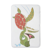 Happy Turtle Badmat (Voorkant Verticaal)