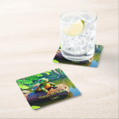 Happy Turtle Birthday Kartonnen Onderzetters (Insitu)