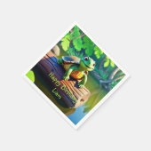 Happy Turtle Birthday Servet (Hoek)