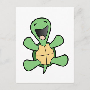 Happy Turtle Briefkaart