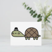 Happy Turtle Briefkaart (Staand voorkant)