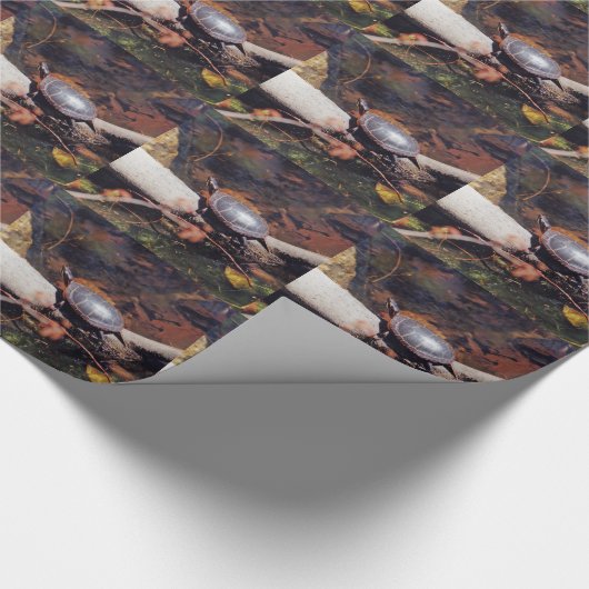 Happy Turtle Cadeaupapier (Hoek)