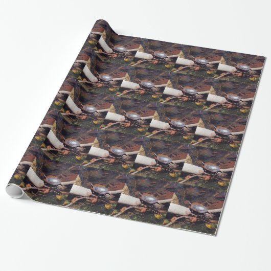 Happy Turtle Cadeaupapier (Uitgerold)