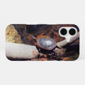 Happy Turtle iPhone 16 Hoesje (Achterkant horizontaal)