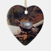 Happy Turtle Keramisch Ornament (Rechts)