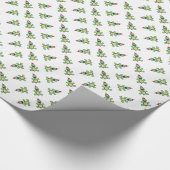Happy Turtle Kerstmis Cadeaupapier (Hoek)