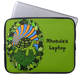Happy Turtle-laptophoes Laptop Sleeve