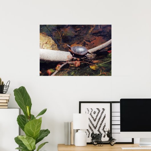 Happy Turtle Poster (Thuiskantoor)