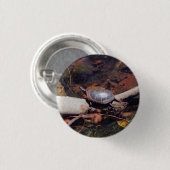 Happy Turtle Ronde Button 3,2 Cm (Voorkant /achterkant)