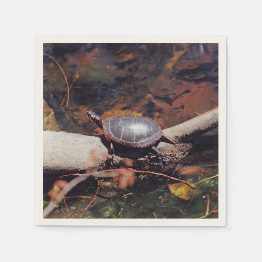 Happy Turtle Servet (Voorkant)