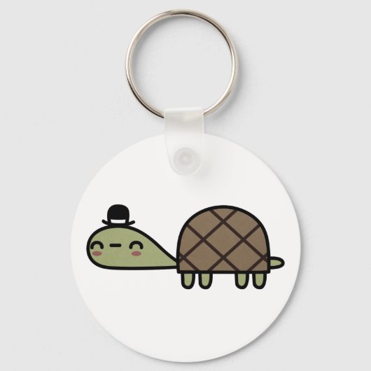 Happy Turtle Sleutelhanger (Voorkant)