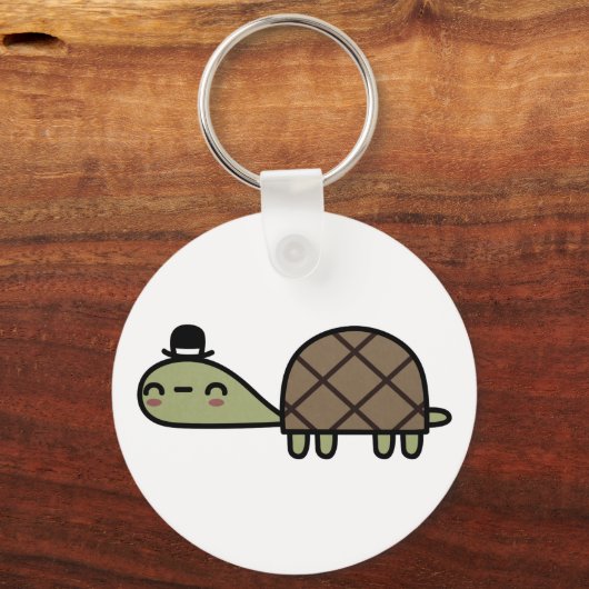 Happy Turtle Sleutelhanger (Voorkant)