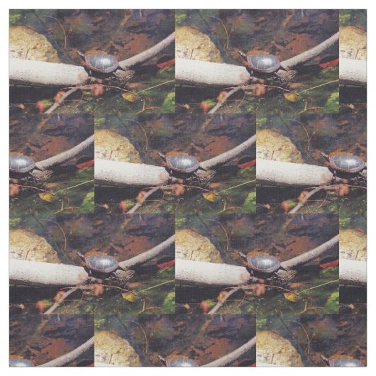 Happy Turtle Stof (Swatch)