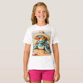 Happy Turtle Unisex T-shirt (Voorkant volledig)