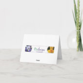 Happy Twins Day Meisjes Kaart (Achterkant)