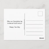 Happy Two Pi Tau Day Briefkaart (Achterkant)