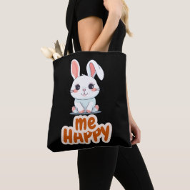Happy Typografie Tote Bag