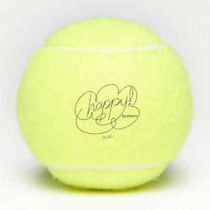 HAPPY uit vrije wil-Bold CloudS-Op maat gemaakte n Tennisballen