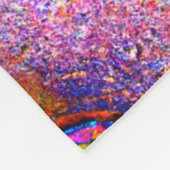 Happy unicorn konijnenkonijn fleece deken (Hoek)